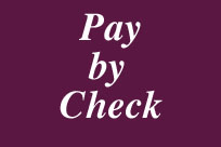 Write a check to begin payment process